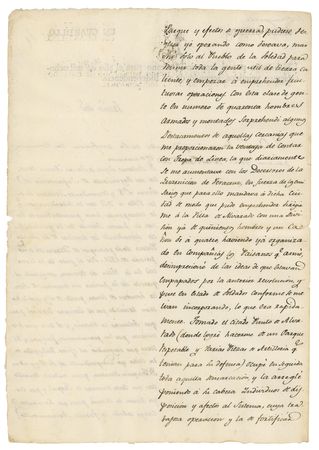 Lot #183 Antonio Lopez de Santa Anna Letter Signed - Image 2