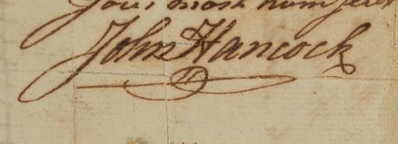 Lot #129 John Hancock Autograph Document Signed - Image 3