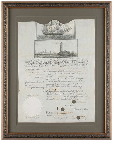 Lot #18 Martin Van Buren Document Signed as President - Image 1