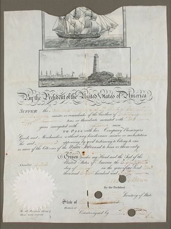 Lot #18 Martin Van Buren Document Signed as President - Image 2