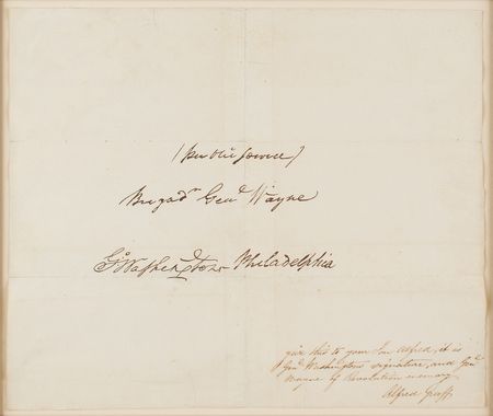 Lot #3 George Washington Signed Free Frank