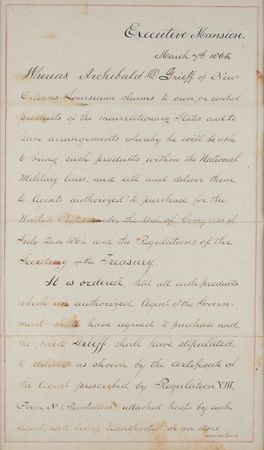 Lot #26 Abraham Lincoln Document Signed as President - Image 4