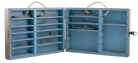 Lot #373 US Navy Recognition/Teaching Battleship Models - Image 1