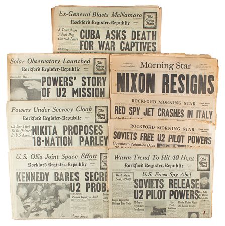 Lot #330 Cold War (20) Newspapers - Image 1