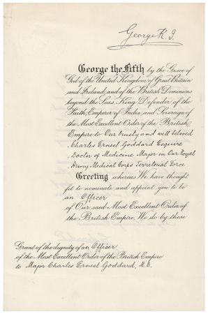 Lot #247 King Edward VIII Document Signed - Image 1