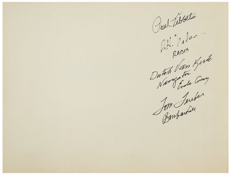 Lot #334 Enola Gay Signed Book - Image 2