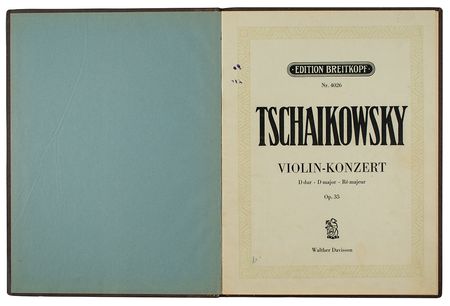 Lot #578 David Oistrakh Signed Sheet Music - Image 2