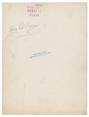 Lot #784 Conrad Nagel Signed Photograph - Image 2