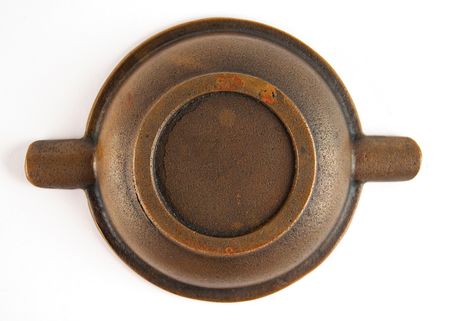 Lot #318 USS Constitution 1927 Bronze Restoration Ashtray - Image 3