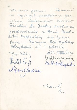 Lot #281 Pope John Paul II Signed Photograph - Image 1