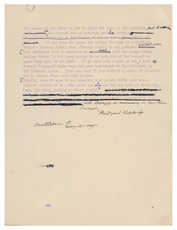Lot #473 Rudyard Kipling: 
