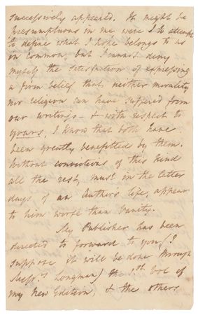 Lot #482 William Wordsworth: Wordsworth exchanges books with a fellow writer: 