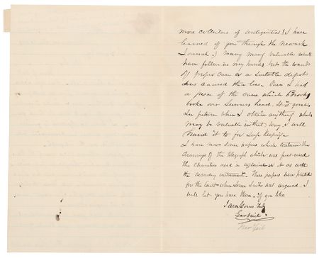 Lot #171 Alfred Vail Signature - Image 2