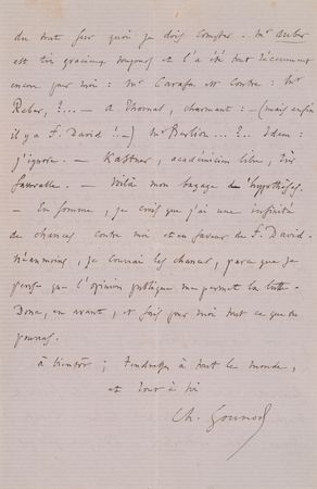 Lot #574 Charles Gounod Autograph Letter Signed - Image 2