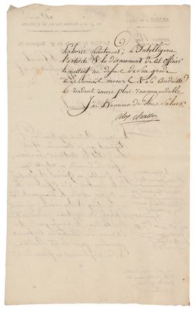 Lot #356 Michel Ney Autograph Endorsement Signed - Image 2