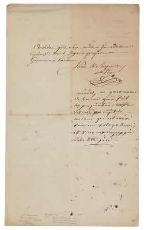 Lot #357 Michel Ney Autograph Letter Signed - Image 2