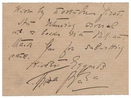 Lot #715 Theda Bara Autograph Letter Signed - Image 1