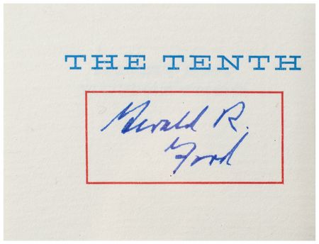 Lot #85 Gerald Ford (2) Signed Mini Books - Image 2