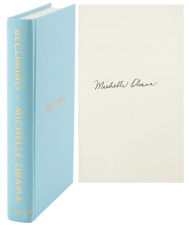 Lot #107 Michelle Obama Signed Book - Image 1
