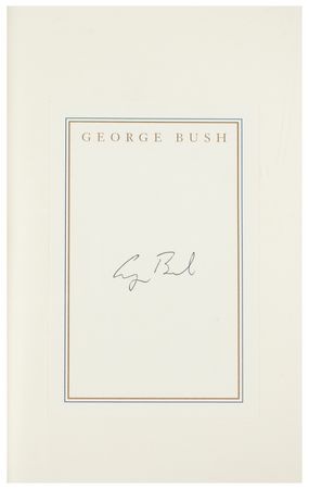 Lot #65 George Bush Signed Book - Image 2