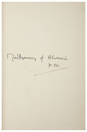 Lot #353 Montgomery of Alamein Signed Book - Image 2