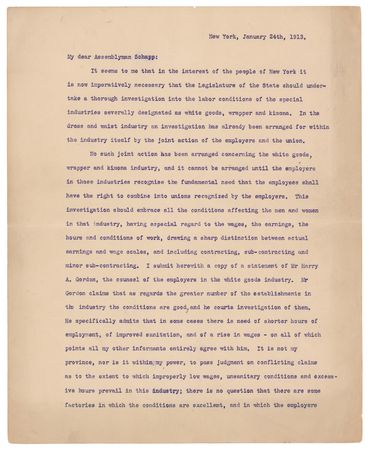 Lot #33 Theodore Roosevelt Typed Letter Signed - Image 3
