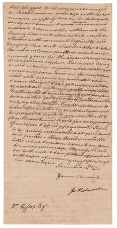 Lot #143 John Witherspoon Letter Signed - Image 2