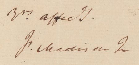 Lot #10 James Madison Autograph Letter Signed to Thomas Jefferson - Image 2