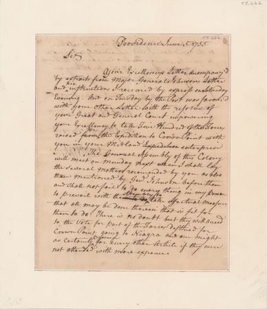 Lot #134 Stephen Hopkins Autograph Letter Signed - Image 1