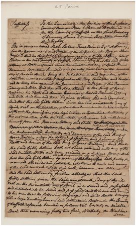 Lot #138 Robert Treat Paine Autograph Document Signed - Image 1