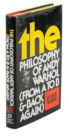 Lot #455 Andy Warhol Signed Book - Image 3