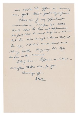 Lot #44 Dwight D. Eisenhower: Ike writes home to Mamie from London, 1942: 