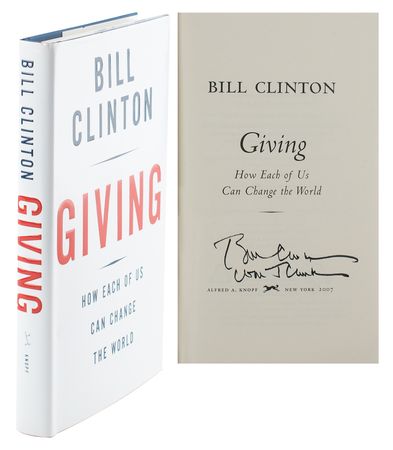 Lot #76 Bill Clinton Twice-Signed Book - Image 1
