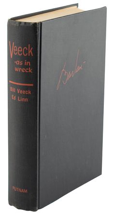 Lot #908 Bill Veeck Signed Book - Image 3