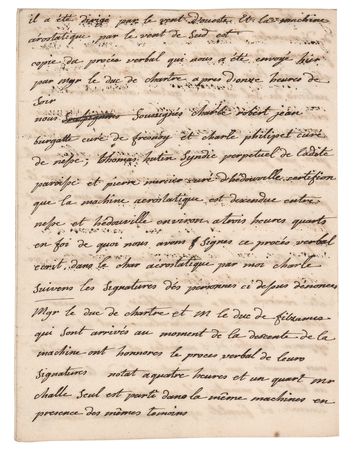 Lot #380 Joseph-Michel and Pierre Montgolfier Auotgraph Letters Signed - Image 13
