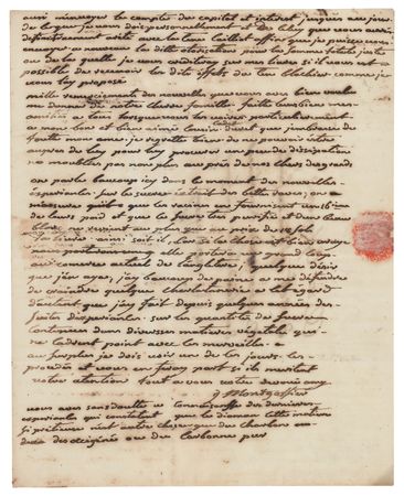 Lot #380 Joseph-Michel and Pierre Montgolfier Auotgraph Letters Signed - Image 4