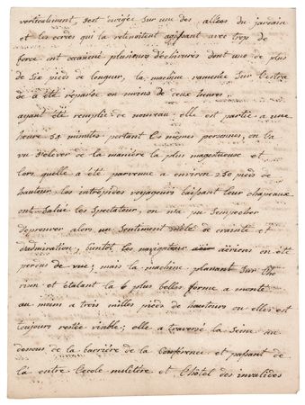 Lot #380 Joseph-Michel and Pierre Montgolfier Auotgraph Letters Signed - Image 7