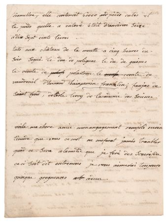 Lot #380 Joseph-Michel and Pierre Montgolfier Auotgraph Letters Signed - Image 9
