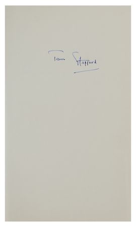 Lot #536 Tom Stoppard Signed Book - Image 2
