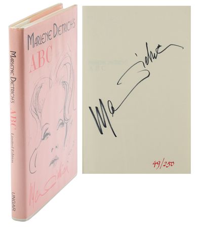 Lot #733 Marlene Dietrich Signed Book - Image 1