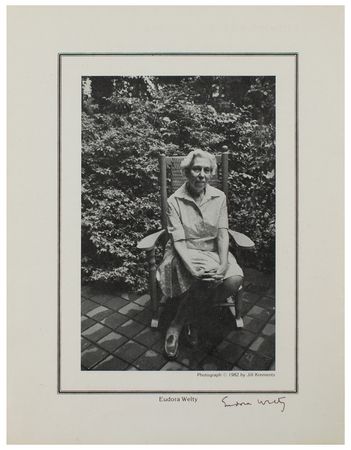 Lot #542 Eudora Welty Signed Book and Program - Image 2