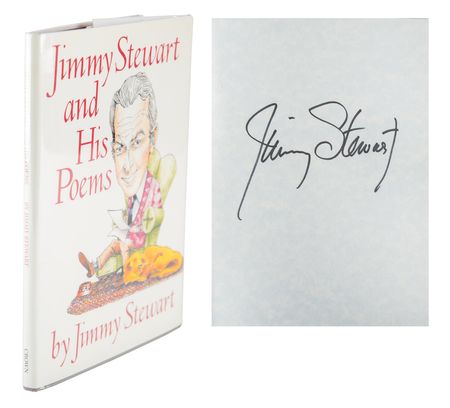 Lot #811 James Stewart Signed Book and (2) Signed Photographs - Image 1
