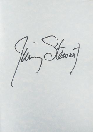 Lot #811 James Stewart Signed Book and (2) Signed Photographs - Image 2