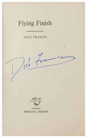 Lot #504 Dick Francis Signed Book - Image 2