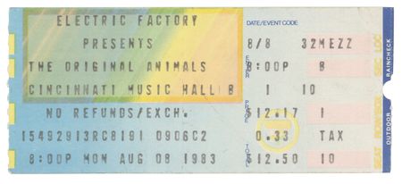 Lot #597 The Animals Signed Program - Image 8