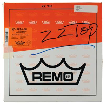 Lot #671 ZZ Top Signed Drum Head - Image 3