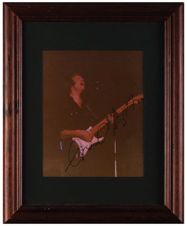Lot #618 Eric Clapton Signed Photograph - Image 1