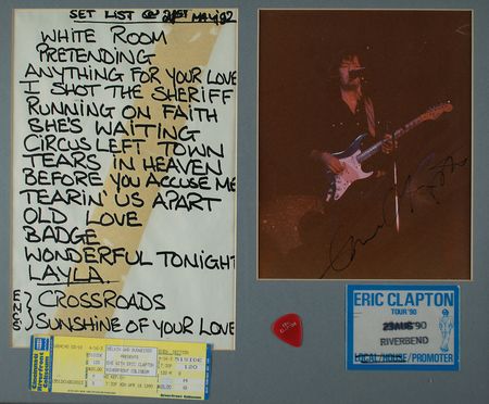Lot #619 Eric Clapton Signed Photograph - Image 2