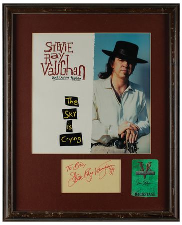 Lot #664 Stevie Ray Vaughan Signature - Image 1