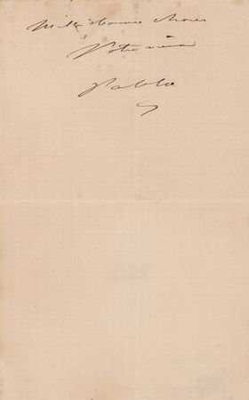 Lot #581 Pablo de Sarasate Autograph Letter Signed - Image 2